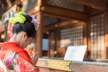 七五三のお祝い