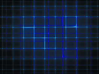 abstract techno background, grid perspective