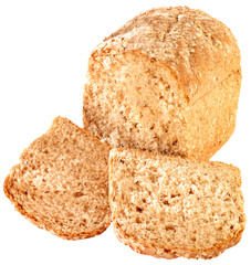 ORGANIC OAT BREAD,CUT OUT