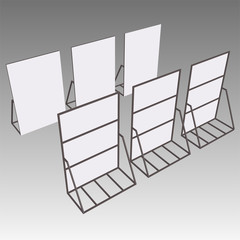 Blank Banner Stand . Trade Show Booth outdoor