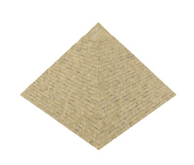 Egyptian Pyramid Isolated