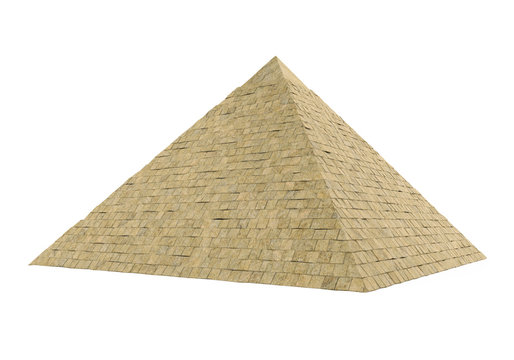 Egyptian Pyramid Isolated