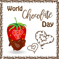 Red berry strawberry dipped in melting dark chocolate, fruit, fondue recipe, valentine concept, transparent,