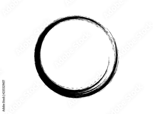 Grunge Paint Circle Grunge Oval Shape Made For Your Project Black Paint Circle Made For Logo Design Wall Mural Mario Pantelic