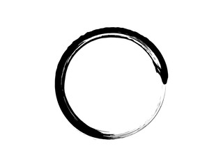 Grunge brush made element.Oval grunge shape made for your project.Grunge logo design.