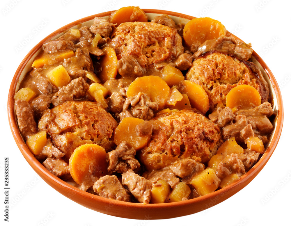 Wall mural beef casserole with dumplings