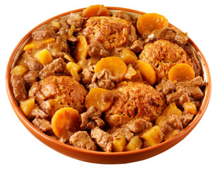 BEEF CASSEROLE WITH DUMPLINGS