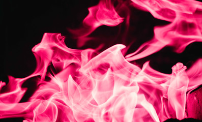 Pink blaze fire flame background and textured