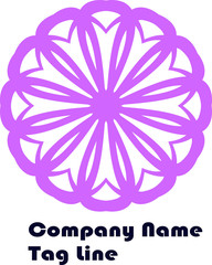 vector illustration of flower