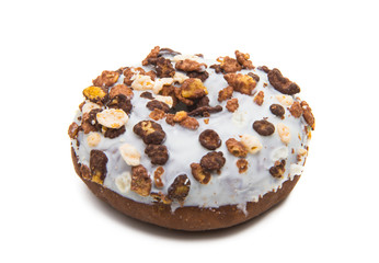 donuts in glaze isolated