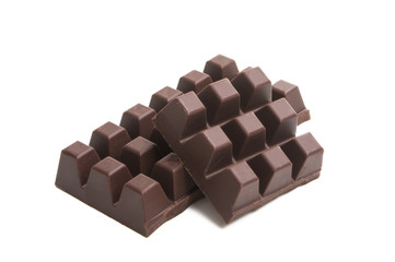 chocolate bar isolated