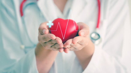 Medical heart cardiology concept