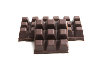 chocolate bar isolated
