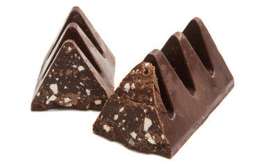 chocolate bar isolated