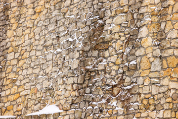 the walls of the old fortress