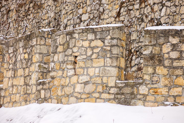 the walls of the old fortress