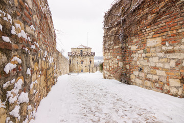 Fortress under snow