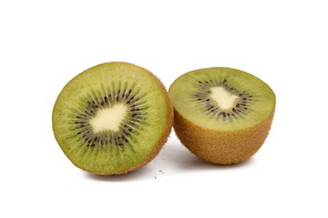 
kiwi fruit isolated on a white background