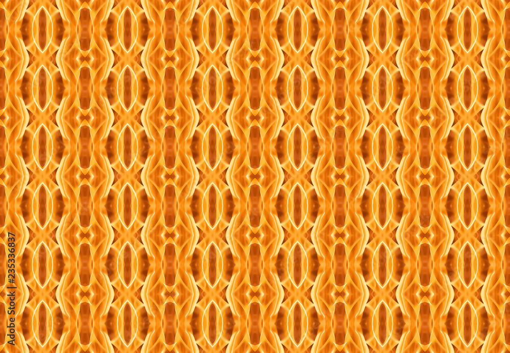 Poster geometric abstract pattern in warm colors. background for design_