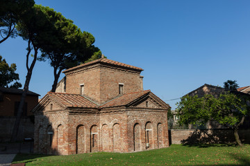 Fototapeta na wymiar The Mausoleum Of Galla Placidia