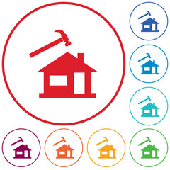 Roofer / slater icon