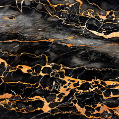 Marble patterned texture background. abstract natural marble black and gold