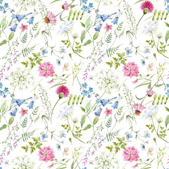 Watercolor floral pattern