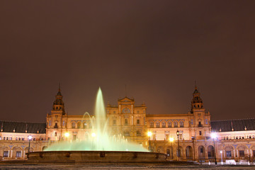 Fototapeta na wymiar Plaza de Espana (Spain square), Seville, Spain
