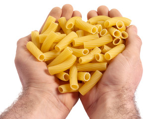 HANDFUL OF RIGATONI PASTA