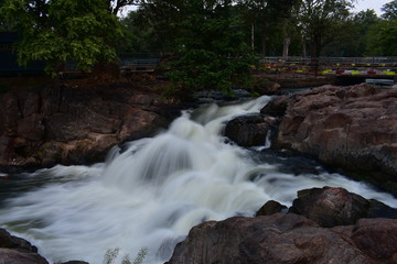 Mountain portion in Hogenakkal Falls