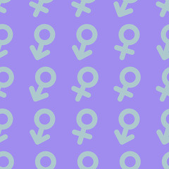 Seamless background or backdrop, sign of male or female hand drawn, good for design texture. Surface, drawing, details & web.