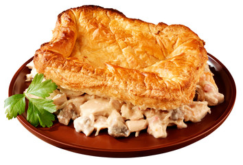 CHICKEN AND MUSHROOM PIE