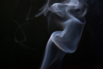 smoke texture on black background