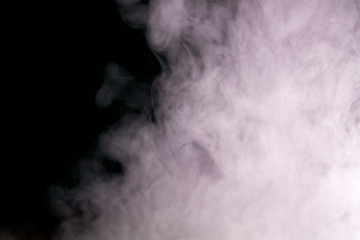 smoke texture on black background