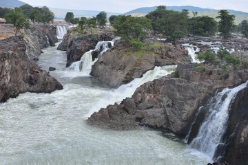 Series of water falls