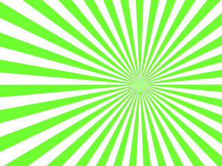 Sunburst, starburst background, converging lines. Vector illustration.