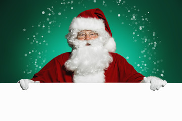 Naklejka premium portrait os santa claus