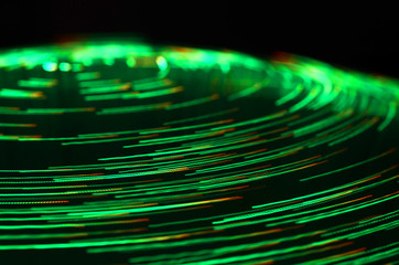 colored vortex effect created by fiber light source. abstract background