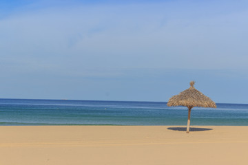 beautiful beach close to quy nhon, vietnam