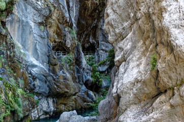 Fototapeta na wymiar Canyon in picos de Europa