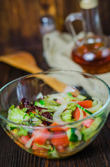 fresh vegetable salad