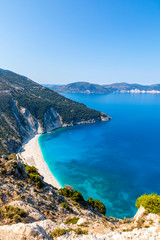 Obraz premium Griechenland, Ionisches Meer, Kefalonia, Myrtos Beach