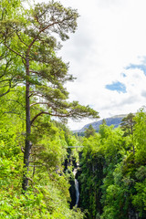 Vereinigtes Königreich, Schottland, Corrieshalloch Gorge National Nature Reserve, Falls of Measach