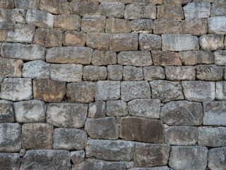 Texture, grey stone wall