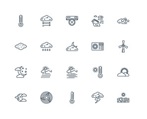 Set Of 20 Universal Editable Icons. Includes Elements Such As Dr