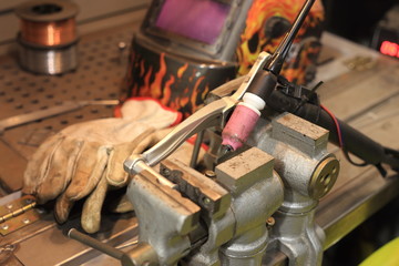 man working in workshop