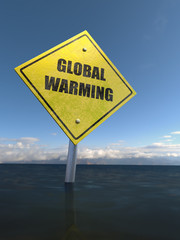 Global Warming sign