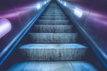 Rolltreppe in einer Ubahnstation in Hannover