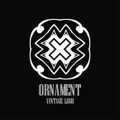 Art deco vintage logo