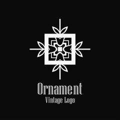 Art deco vintage logo